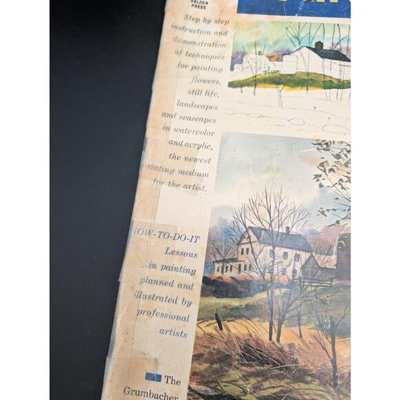 6 Vintage Grumbacher Library The Art Of Painting Drawing Set of 6 Softcover Lot - Picture 9 of 16